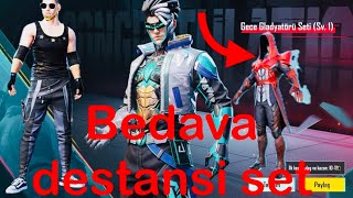 Pubg mobıle Royale Pass A7 100 seviye desatansi set ve bedava destansı set ev seviyesinide en hızlı