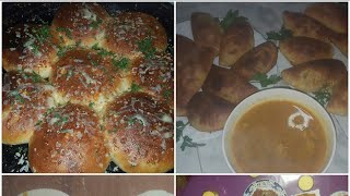 تحضيرا رمضان🌛 ألذ وأسهل فطائر مالحية بحشوة بسيطه + شوربة بالخضار