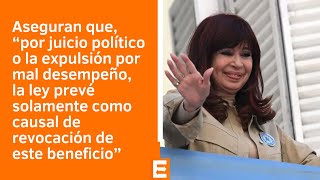 Andrés Gil Domínguez sobre la quita de jubilación de Cristina Fernández