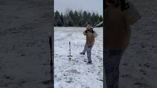 Hitting a snowball