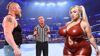 🔥WWE 2K24 | Brock Lesnar vs Aqua Girl - WWE 2K Oct 8, 2024