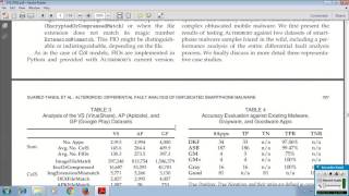 ALTERDROID Differential Fault Analysis of Obfuscated Smartphone Malware