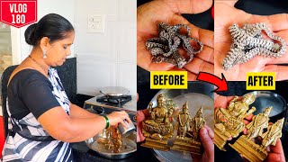 या २ घरगुती वस्तू वापरून दागिने आणि देव करा एकदम नव्यासारखे चकाचक | kitchen tips | Vlog 180