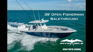 Invincible 39' Open Fisherman Walkthrough