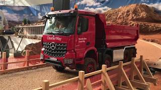 MERCEDES AROCS HALFPIPE TIPPER * SCALEART * CONSTRUCTION WORLD