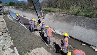 A buen ritmo avanza la obra del canal pluvial del río Ancho