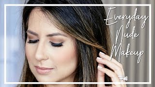 MY EVERYDAY MAKEUP ROUTINE | Nude Eyes & Lips | JASMINA PURI