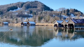 Der Kochelsee bei Schlehdorf (in 4K)