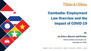 [EN] 2020 Annual Employment Forum - Cambodia: Employment Law Overview and the Impact of COVID-19