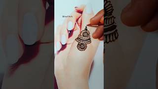 Unique & Beautiful👌 thumb mehndi design🥰 | Mehndi designs #shorts