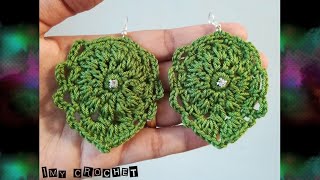 كروشيه حلق سهل جدا وسريع bocule d'oreille crochet facil