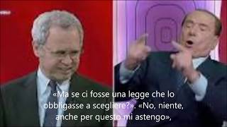 Scintille tra Mentana e Berlusconi: “Ma lei lo sa con chi sta parlando?”