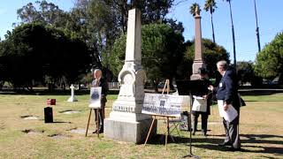 JH Hollister Memorial Ceremony - November 2, 2013