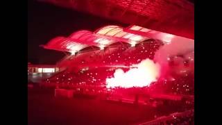 Olympique Lyon - Angers SCO  05.12.2015 (PYROSHOW)