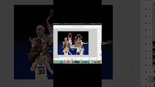 March madness speed edit using photo shop