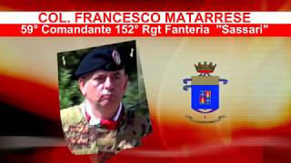 BRIGATA SASSARI: COL. MATARRESE 59° COMANDANTE 152° FANTERIA - live