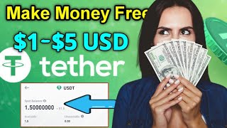 New Free Usdt Earning Site Today | Online income site 2023 | Daily 2 minutes work $10 Usdt Earn