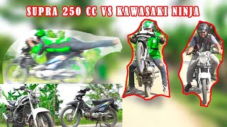 DRIVER GOJEK DI TANTANGIN KAWASAKI NINJA