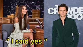 “ Finally he proposed to me “ Zendaya Breaks Silence On Her Engagement With Tom Holland