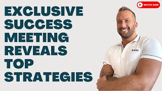 Exclusive Success Meeting Reveals Top Strategies for Achieving Your Goals - Viktor Villand