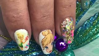 Tinkerbell nails