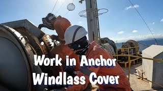 Work in Achor Windlass Cover | welding @GudzToGo  @crisdragonvloger5222  @ralvyjoyce-kabagis