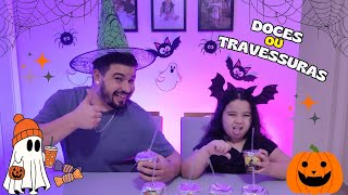 Doces ou Travessuras | Desafios de HALLOWEEN | Canal da Marina Soares