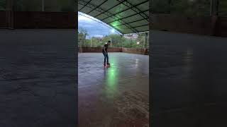 Slide com patins roller