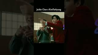 omg this is iconic duo 😳💜 #Taehyung #jackiechan #fyp