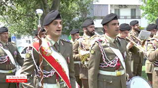 BRIGATA SASSARI. BANDA SUONA PER INAUGURAZIONE PARCO LIONS A CAGLIARI