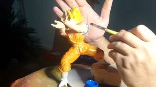 pintando o Goku. parte 1