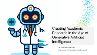 Creating Academic Research in the Age of Generative Artificial Intelligence