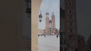 Kraków Spacer 4k - Sukiennice - Rynek Główny - Wieża Ratuszowa - Poland Krakow 4k