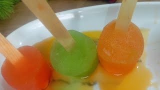 गर्मियों में बनाए तीन फ्लेवर के गोले बहुत ही टेस्टी है#summre🌞special recipes#youtube #video🍺😋😍