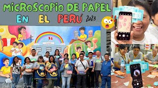 ¡Mira Lo Que Pasó en el PRIMER taller de Foldscope en Perú del 2023! 🔬