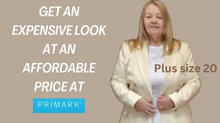 Getting an expensive look at an affordable price. Primark neutrals, size 20 try on