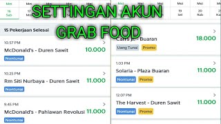 AKUN GRAB FOOD GAGU PASTI BELUM SETTING BEGINI ...