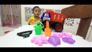 UNBOXING TRUK PASIR  #unboxingtrukpasir,#unboxingmainan