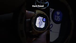 Hard reset garmin instincts ⌚️