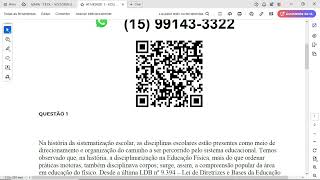 ATIVIDADE 1 - EDU - ED. FÍSICA NO ENS. FUNDAMENTAL ANOS FINAIS E ENS. MÉDIO - 54_2024