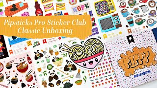 October 2023 - Pipsticks Pro Sticker Club Classic Unboxing