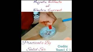 Magnetic Compass [Practically Shown] by SALID SHABIR [7th class].