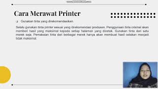 Perawatan dan Perbaikan Pada Printer