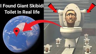 😱I Found Giant Skibidi Toilet In Real life!?🤯On GoogleEarth and Googlemaps🌍@Universal-s2z#video