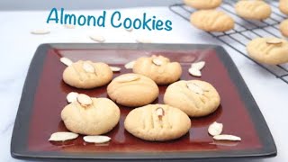 Almond Cookies Recipe | How To Make Almond Cookies | Almond Cookies With Almond Flour