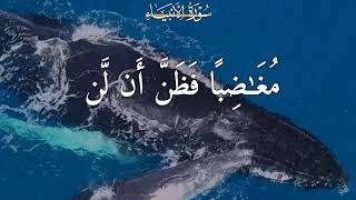 وَذَا ٱلنُّونِ إِذ ذَّهَبَ مُغَٰضِبًا فَظَنَّ أَن لَّن نَّقْدِرَ عَلَيْهِ...