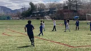 Gio’s first soccer game ever , winning goal