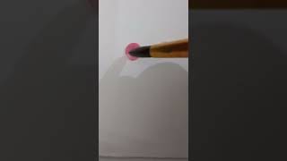 how to make bubble from paint brush || 😍😍 #trending #shorts