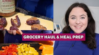 HEALTHY GROCERY HAUL & MEAL PREP🍎🫑🥑