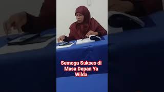 Selamat ujian skripsinya ya mbak Wilda. semoga sukses di masa depan #pgsduniflor #universitasflores